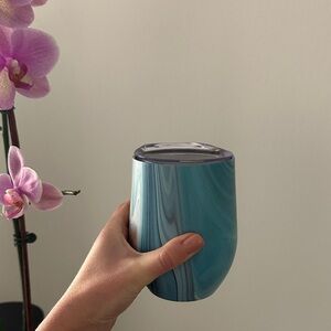 Stylish Blue Swirl Tumbler